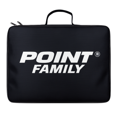 POINT ZESTAW FAMILY 4 RAKIETKI 8 PIŁECZEK + SIATKA czarna